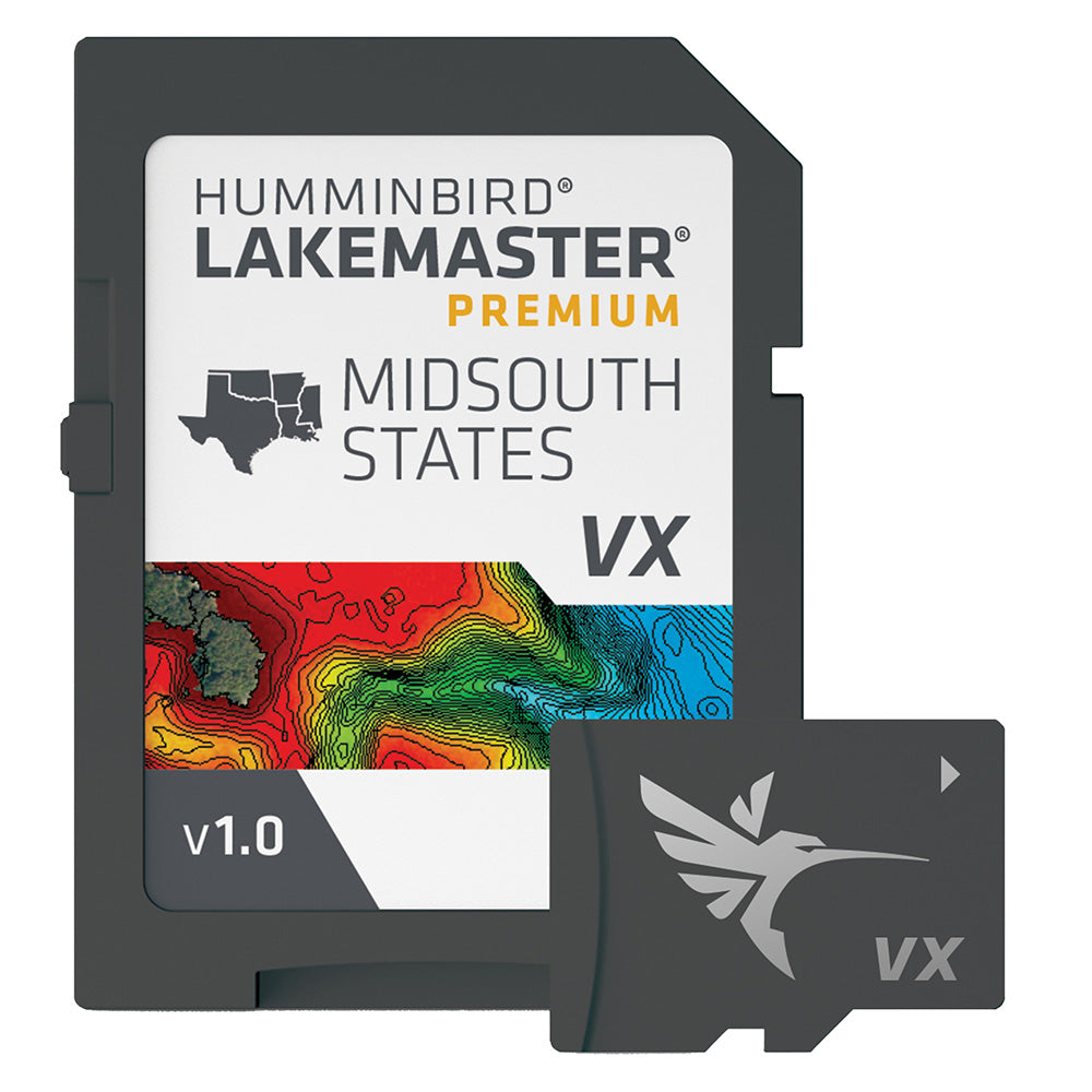 Tri-Water Marine | Humminbird LakeMaster VX Premium - Mid-South States [602005-1]