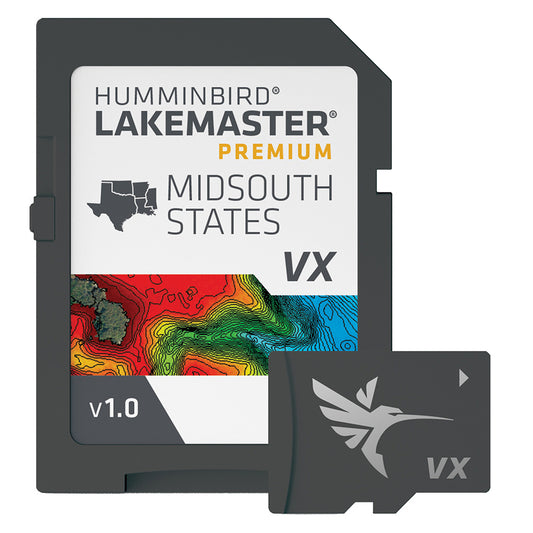 Tri-Water Marine | Humminbird LakeMaster VX Premium - Mid-South States [602005-1]