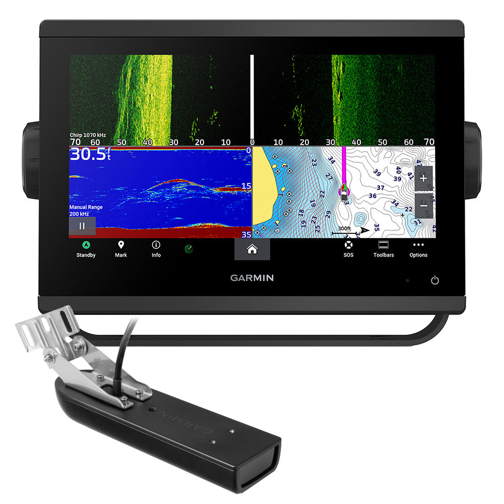 Tri-Water Marine | Garmin GPSMAP 943xsv Combo GPS/Fishfinder GN+ w/GT23-TM [010-02366-61/GT23M]