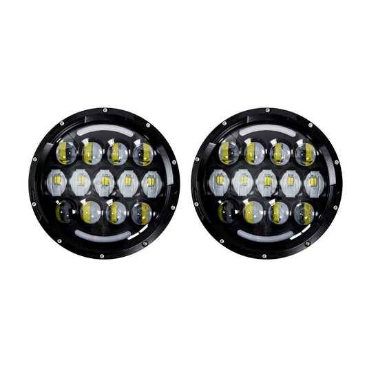 Tri-Water Marine | HEISE 7" LED Light w/Black Face Partial Halo - 21 LED [JP-704B]