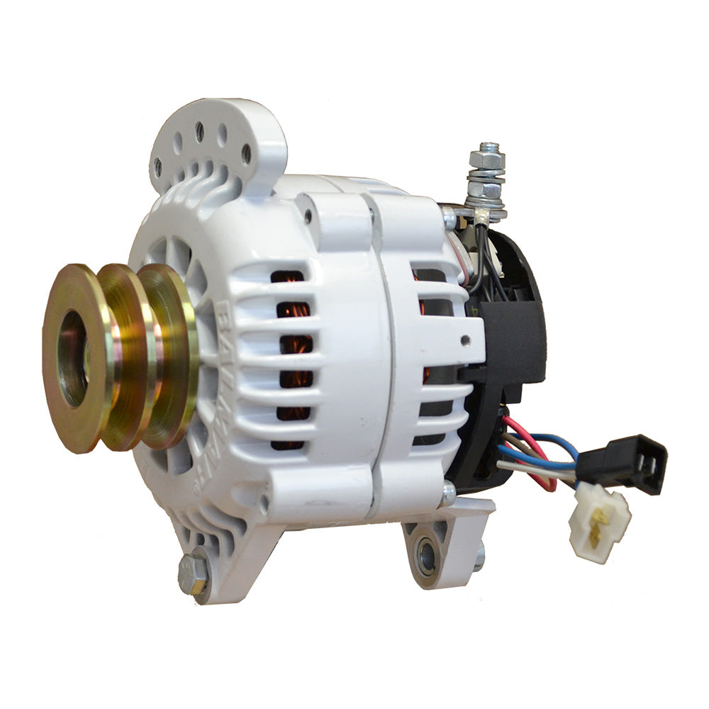 Tri-Water Marine | Balmar Alternator 100 AMP 12V 3.15" Dual Foot Saddle Pulley w/Isolated Ground [60-100-DV]