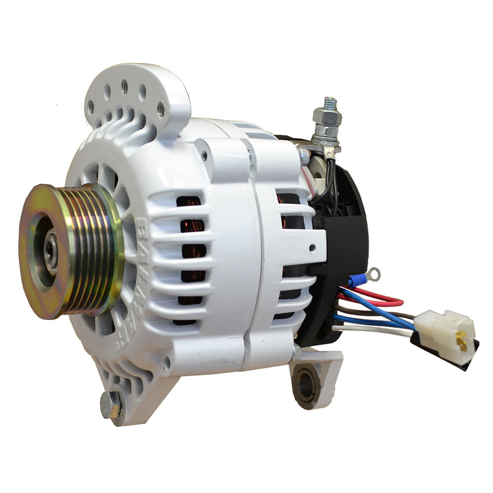 Tri-Water Marine | Balmar Alternator 120 AMP 12V 4" Dual Foot Saddle K6 Pulley w/Isolated Ground [604-120-K6]