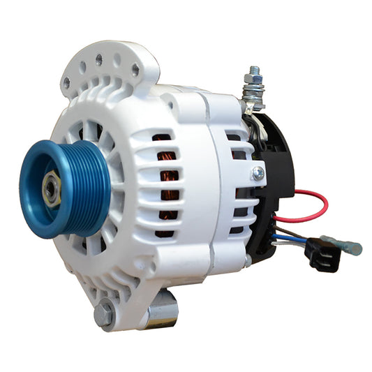 Tri-Water Marine | Balmar Alternator 100 AMP 12V 1-2" Single Foot Spindle Mount J10 Pulley w/Isolated Ground [621-100-J10]