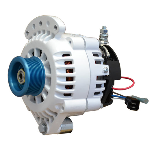 Tri-Water Marine | Balmar Alternator 120 AMP 12V 1-2" Single Foot Spindle Mount J10 Pulley w/Isolated Ground [621-120-J10]