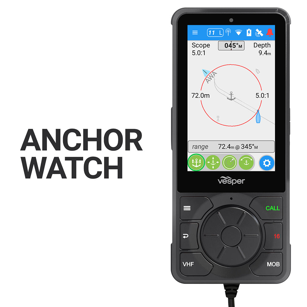 Tri-Water Marine | Vesper Cortex V1 - VHF Radio w/SOTDMA SmartAIS Remote Vessel Monitoring - Works Worldwide [010-02814-20]