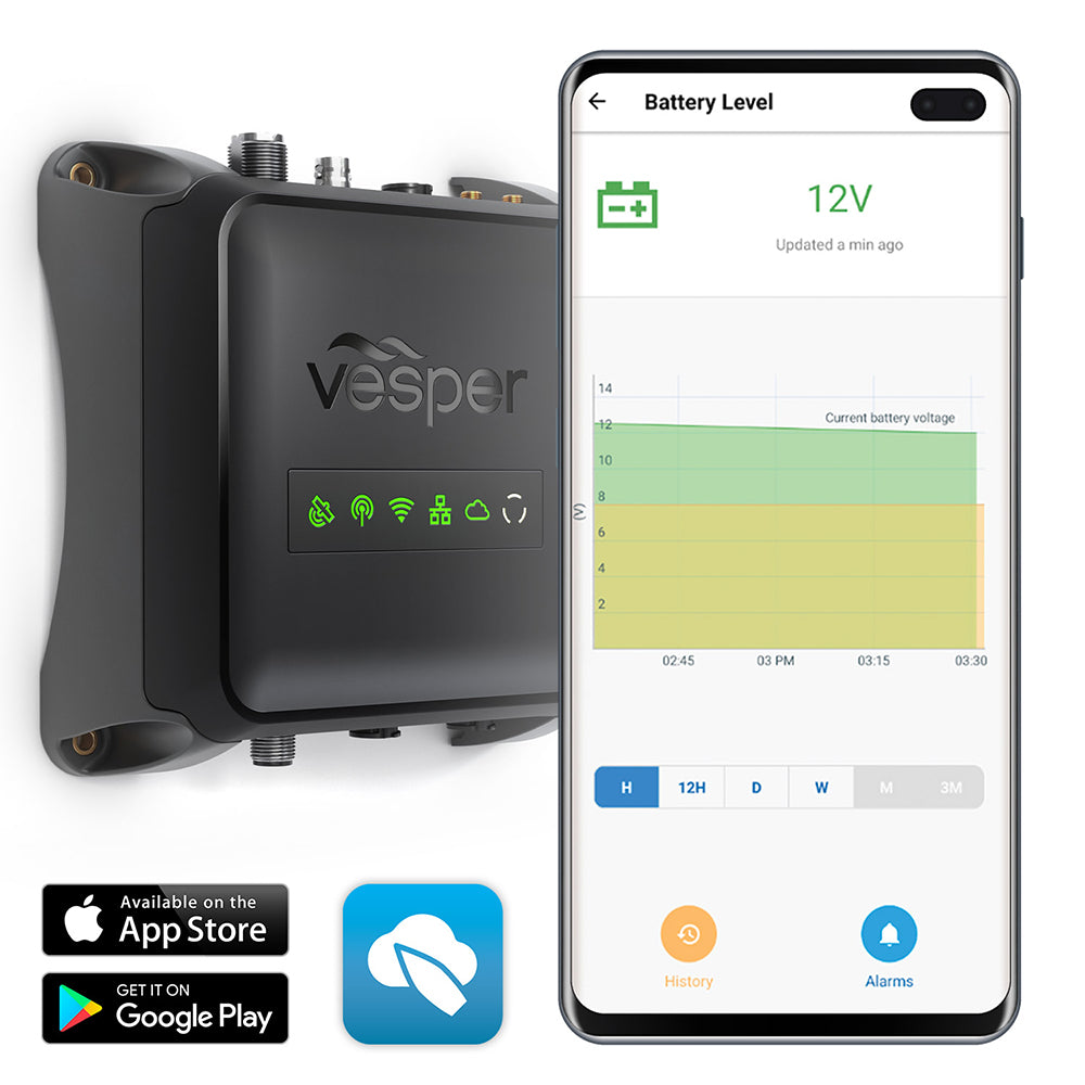 Tri-Water Marine | Vesper Cortex M1- Full Class B SOTDMA SmartAIS Transponder w/Remote Vessel Monitoring - Works Worldwide [010-02815-20]