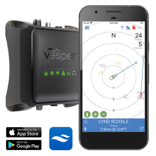 Tri-Water Marine | Vesper Cortex M1- Full Class B SOTDMA SmartAIS Transponder w/Remote Vessel Monitoring - Works Worldwide [010-02815-20]