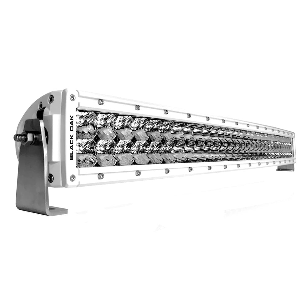 Tri-Water Marine | Black Oak 30" LED Curved Double Row Spot - White [30SCM-D5OS]