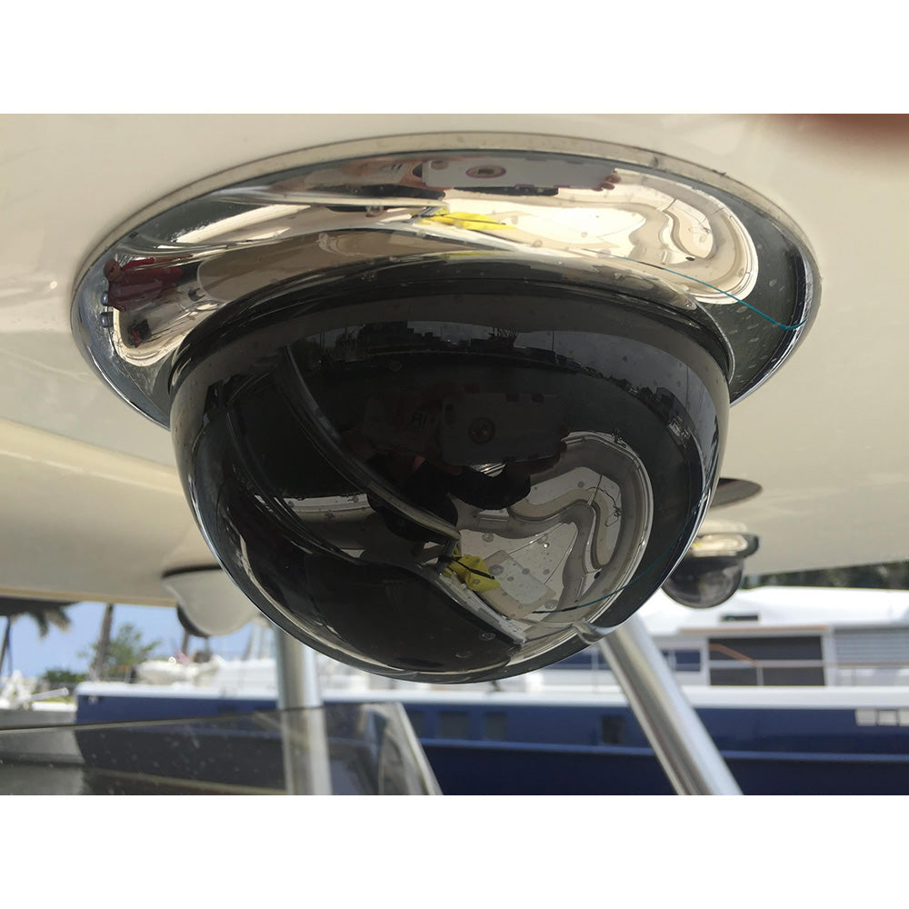 Tri-Water Marine | Iris Miniature Marine PTZ Dome Camera - Stainless Bezel - Hi-Resolution Analogue Sensor - 1000TVL - 4 in 1 Video Format [IRIS106]